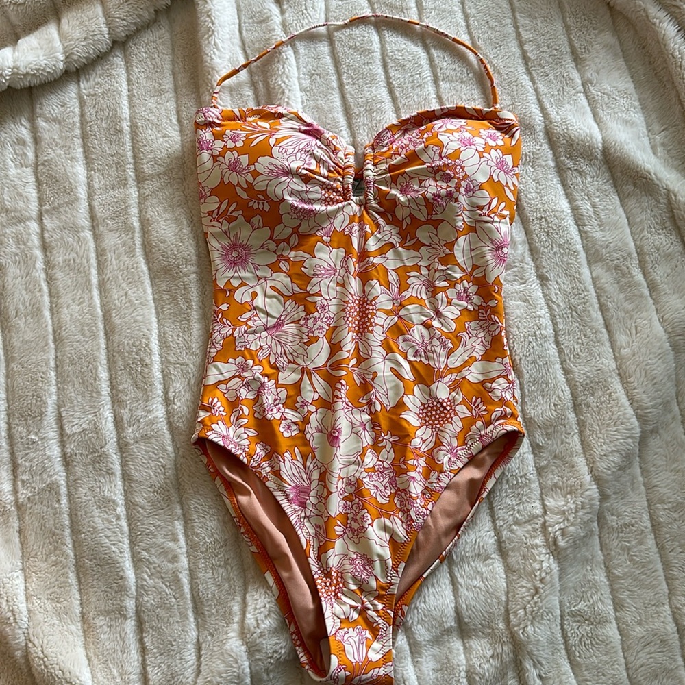 J. Crew one piece bathing suit.